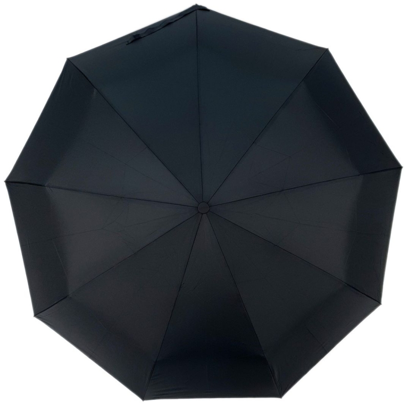 Черный зонт-автомат 123 