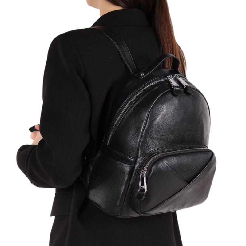 Кожаный женский рюкзак
