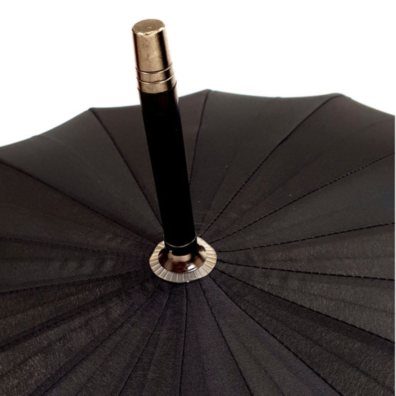 Черный зонт-трость