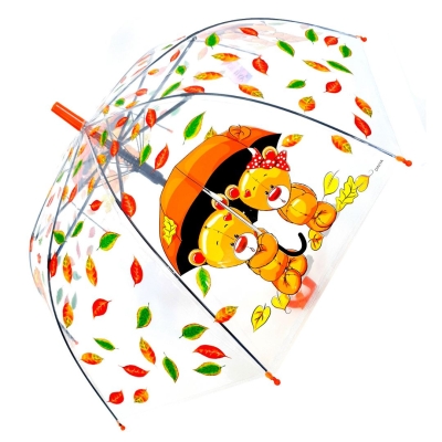 Детский зонт-трость "Мишки"