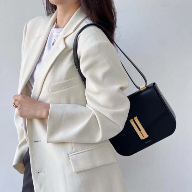 Сумка-мини кожаная