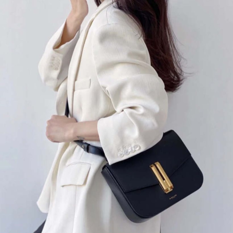 Сумка-мини кожаная