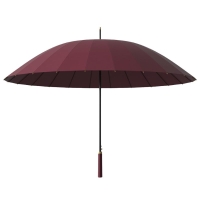Зонт-трость бордовый Umbr-L-605-Red 