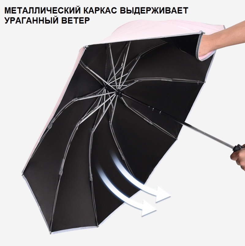 Зонт-автомат обратного сложения Umbr-8003 