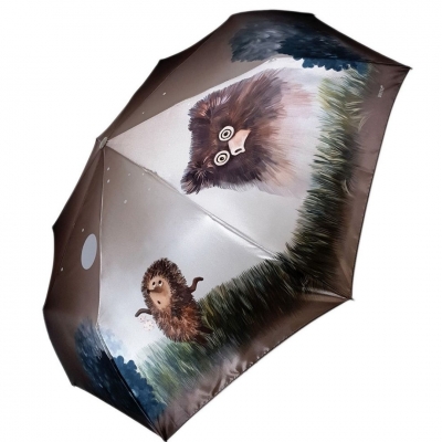 Зонт-полуавтомат "Ежик в тумане"
