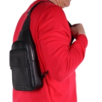 Рюкзак-сумка мужской кожаный